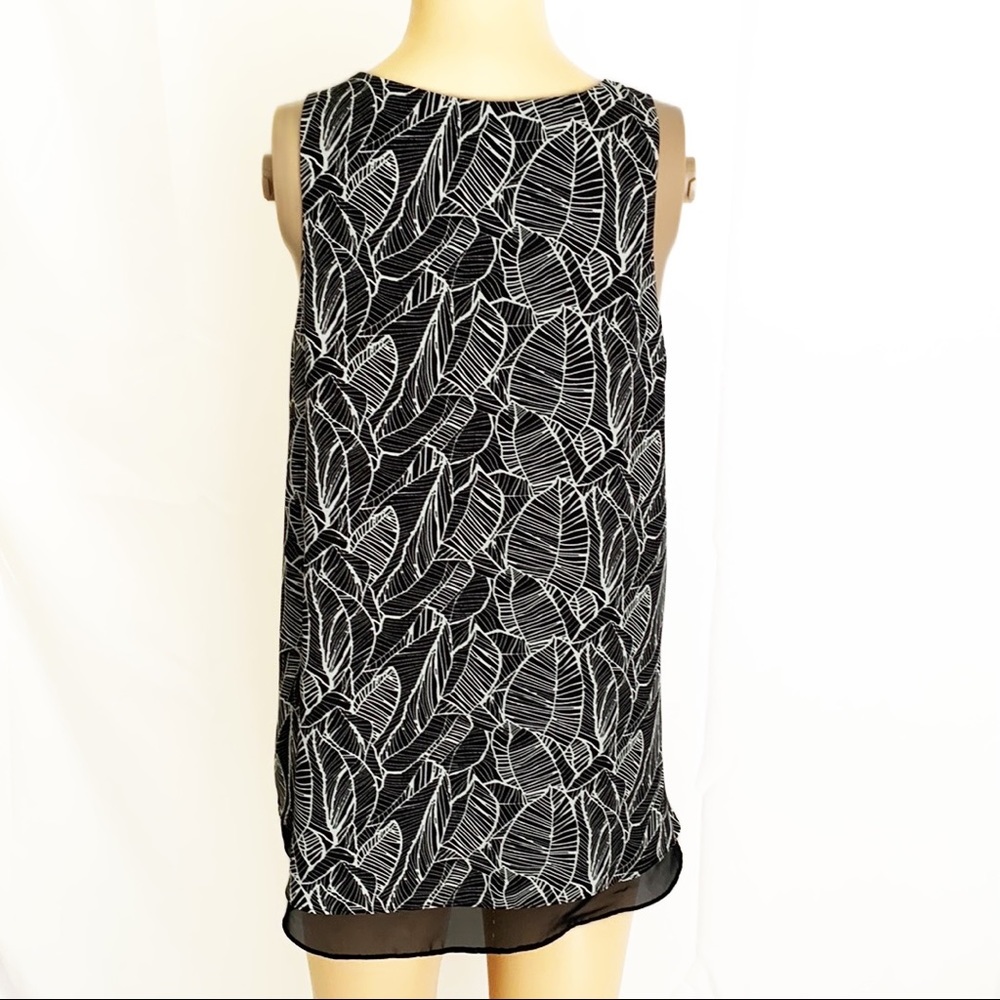 LOFT Leaf Print Layered Tank - Picture 14 of 15